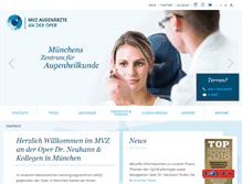 Tablet Screenshot of mvz-dr-neuhann.de